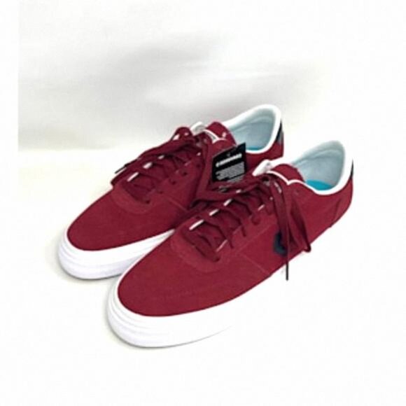 ?MEGA SALE?Converse Boulevard Men OX Back Alley Brick 17072 Nubuck Red White main image 14